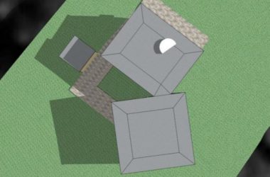 Modern Low-Rise Residential Model in SketchUp Inspired by Louis Kahn-BIM WORLD