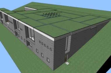 Modern Spa Hotel Model in SketchUp Inspired by Peter Zumthor-BIM WORLD