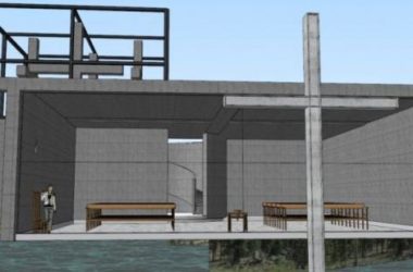 SketchUp Cultural Model: Water Church by Tadao Ando – Multi-Story Modern Architecture-BIM WORLD