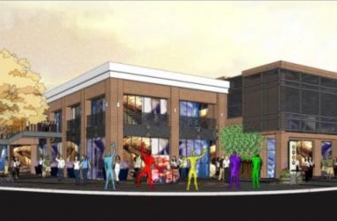 SketchUp Business Model: Modern Multi-Story Commercial Street Design-BIM WORLD