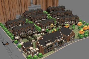 SketchUp Residential Model: Multi-Story British Classical Style Community-BIM WORLD
