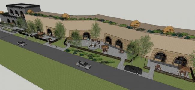 SketchUp Residential Model: Classical-Style Cave Kiln Design