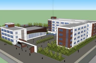 Modern Multi-Story Elementary School Campus Design in SketchUp-BIM WORLD