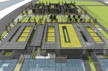 SketchUp Business Model: Modern-Style Sales Center Design-BIM WORLD