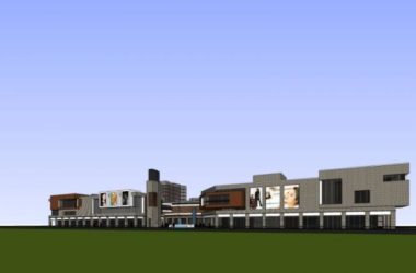 SketchUp Business Model: Modern Style Business Center Design-BIM WORLD