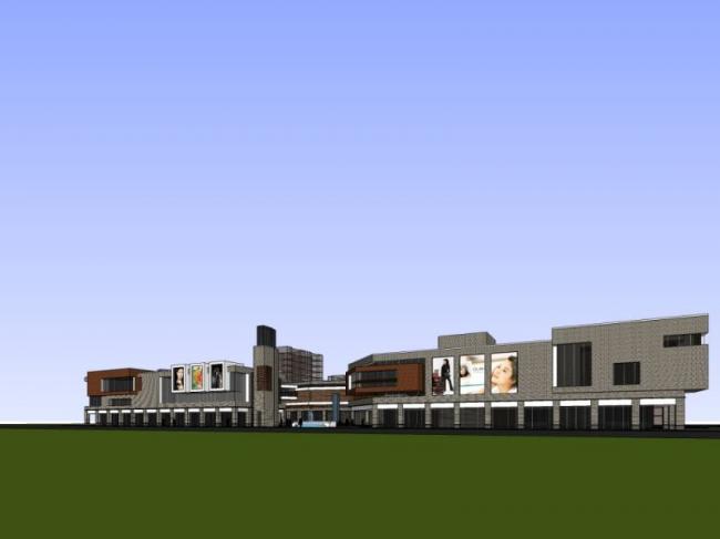 SketchUp Business Model: Modern Style Business Center Design
