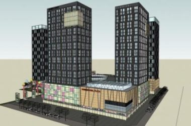 Modern Multi-Story Commercial Complex Designed in SketchUp-BIM WORLD