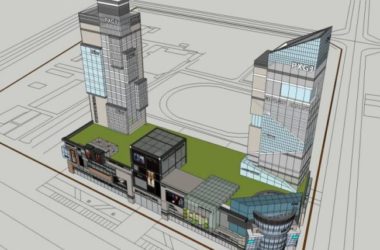 Modern Multi-Story Commercial Complex Designed in SketchUp-BIM WORLD