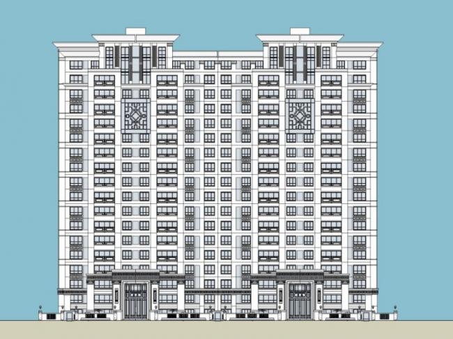SketchUp Residential Models: High-Rise and Chinese-Style Buildings