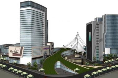 Modern Multi-Story High-Rise Mixed-Use Commercial Complex in SketchUp-BIM WORLD