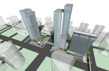 SketchUp Model of a Modern Super High-Rise Commercial Complex-BIM WORLD