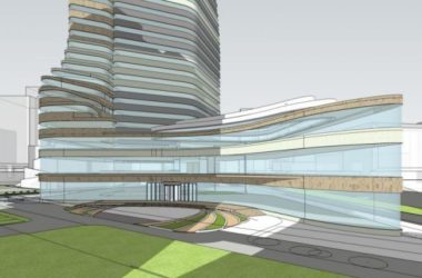 Modern Super High-Rise Hotel Model in SketchUp-BIM WORLD