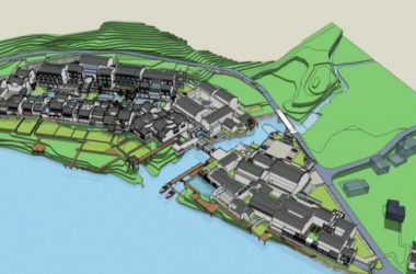 SketchUp Hotel Model | Chinese-Style Resort Design-BIM WORLD