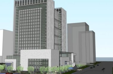 Modern High-Rise Office Model in SketchUp-BIM WORLD