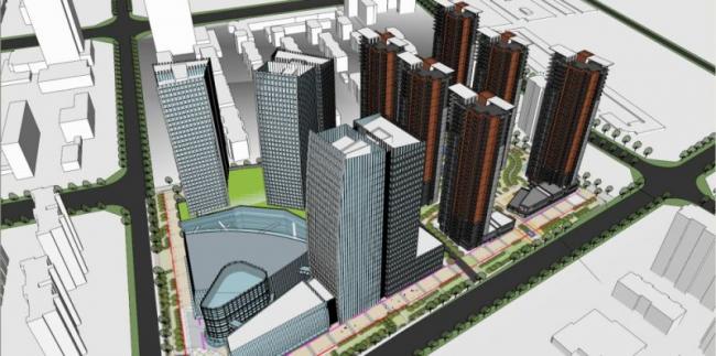 Modern Super High-Rise Office Building SketchUp Model