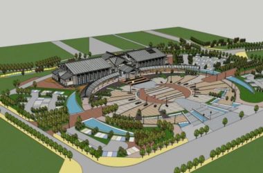 SketchUp Hotel Model: Modern Chinese-Style Hot Spring Resort-BIM WORLD