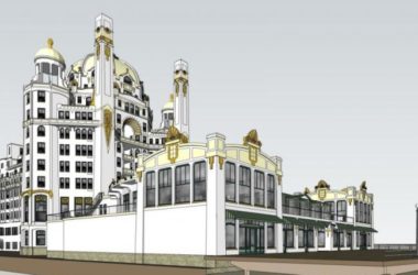 Classical Multi-Story Hotel Model in SketchUp-BIM WORLD