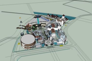 Classical Multi-Story Resort Hotel Model in SketchUp-BIM WORLD