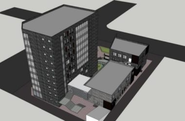 Modern Multi-Story Office Building Model in SketchUp-BIM WORLD