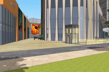Modern Super High-Rise Office Building Model in SketchUp-BIM WORLD