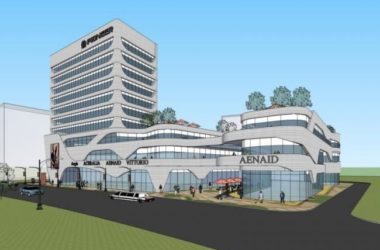 SketchUp Complex Model: Multi-Story Modern Commercial Complex and Hotel-BIM WORLD