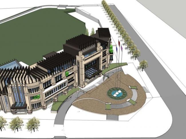 SketchUp Business Model: Designing a Modern Multi-Story Clubhouse