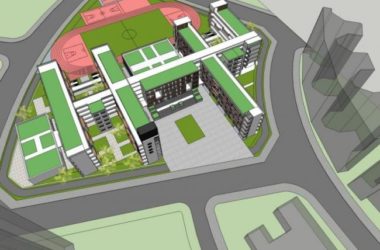 Modern Multi-Story Elementary School Campus Design in SketchUp-BIM WORLD
