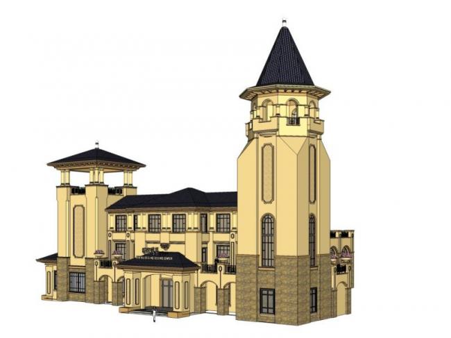 SketchUp Business Model: Designing a Multi-Story European-Style Club