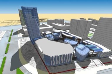 Modern Multi-Story Commercial Office Complex in SketchUp-BIM WORLD