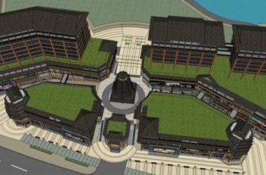 SketchUp Business Model: Designing a Modern Multi-Story Commercial Building in Chinese Style-BIM WORLD