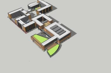 Modern Multi-Story School Campus Design in SketchUp-BIM WORLD