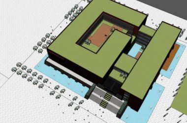 SketchUp Cultural Model: Multi-Story Exhibition Hall with Modern Architectural Design-BIM WORLD