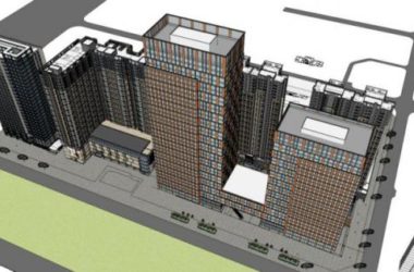 SketchUp Complex Model: Multi-Story Modern High-Rise Residential and Office Building-BIM WORLD