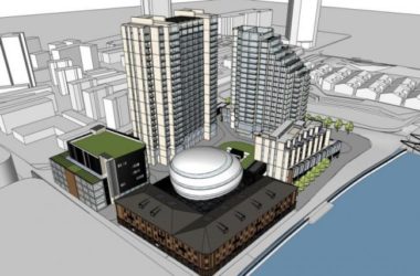 Modern Multi-Story Office Building Model in SketchUp-BIM WORLD