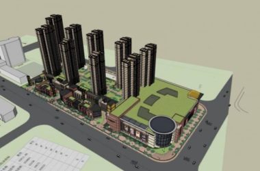 SketchUp Complex Model: Multi-Story Commercial and Classical Residential Building-BIM WORLD