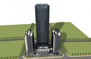 SketchUp Model of a Modern Super High-Rise Office Building-BIM WORLD
