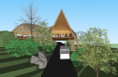 Modern Observatory Landscape Design in SketchUp-BIM WORLD