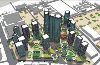 SketchUp Model of a Modern Super High-Rise Complex Featuring Commercial, Residential, Office, and Hotel Spaces-BIM WORLD