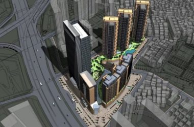 Super High-Rise Modern Commercial Hotel Model in SketchUp-BIM WORLD