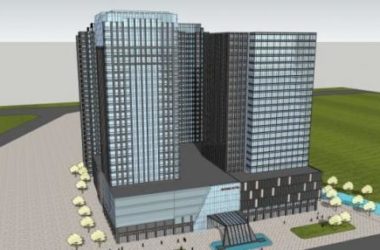 SketchUp Complex Model: Modern Multi-Story Commercial, Office, and Residential Building-BIM WORLD