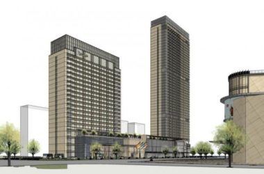 Modern High-Rise Hotel Model in SketchUp-BIM WORLD