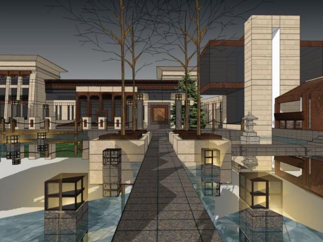 SketchUp Business Model: Designing a Modern Low-Level Clubhouse
