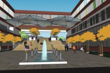 Modern Multi-Story School Campus Design in SketchUp-BIM WORLD