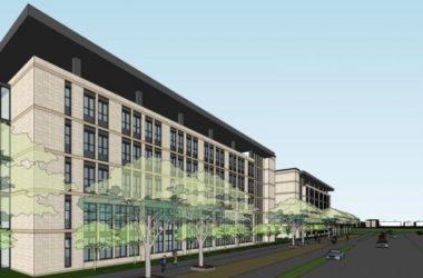 Modern Multi-Story Office Building Model in SketchUp-BIM WORLD