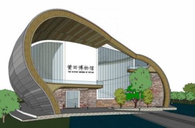 Modern Multi-Story Museum: A Cultural Architecture SketchUp Model-BIM WORLD