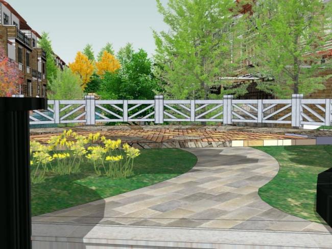 SketchUp Landscape Models: Community, Residential, and Modern Designs