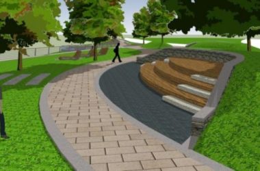 Modern Observation Deck Landscape Design in SketchUp-BIM WORLD