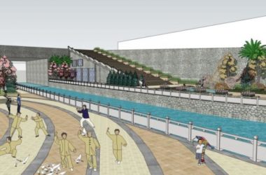 Modern Waterfront Landscape Design in SketchUp-BIM WORLD