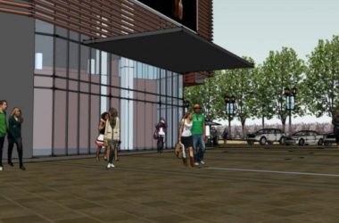 Modern Commercial Landscape Design in SketchUp-BIM WORLD