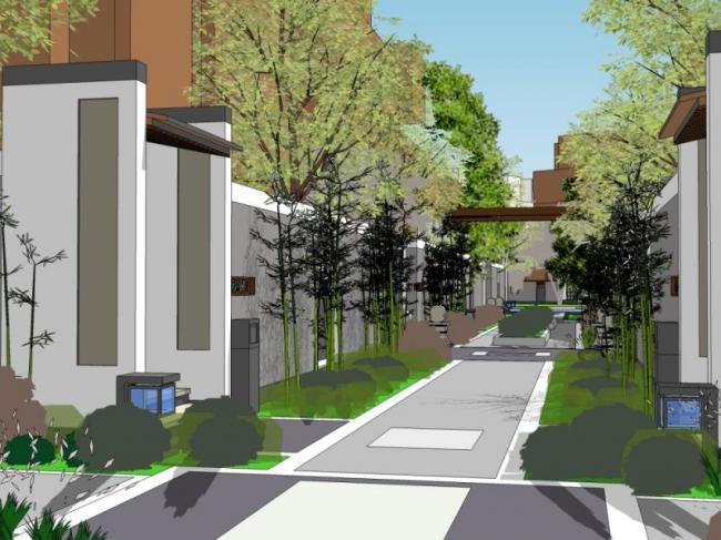 SketchUp Landscape Models: Community, Residential, and Traditional Chinese Styles